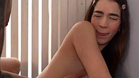 Perverted stepfather gives stepdaughter hot sex class at home!