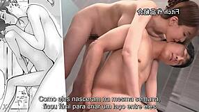 The milf sucks the small dick of her daughter's friend