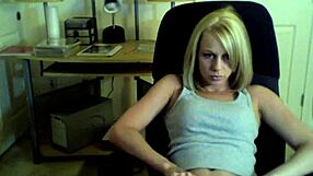 Kylie teases her perfect ass and tits on webcam