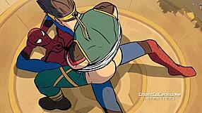 spiderman fucking gay sex with twink