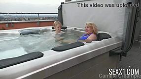 Passionate Lesbian MILFs Camilla And Anna Sharing Big Tits