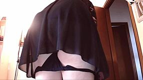 Submissive Slave Forced To Masturbate Over Dirty Panties