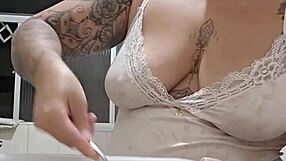 Would you eat me in this sexy nightie while flashing?