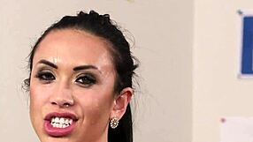 speks uk babe sucking cock during interview