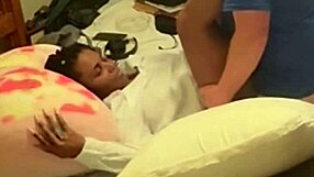 Homemade amateur ebony coworker after work