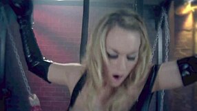 Female Dominatrix Binds Submissive In Kinky Bondage Session