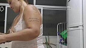 Would you eat me in this sexy nightie while flashing?