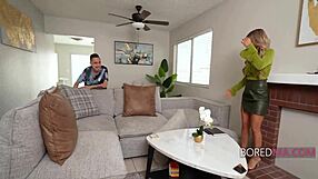 Kayla Kayden crosses lines with young babysitter in taboo groping