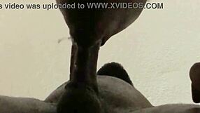 He cums hugely while I keep sucking his big load