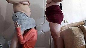 i take turns licking my two pregnant girlfriends' pussies