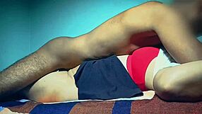 cute desi girlfriend receives blowjob and gets fucked by lover