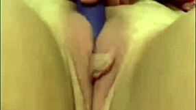 Amber squirting passionately for daddy at work