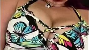 Amber squirting passionately for daddy at work