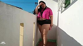 I Finally Invite My Neighbor To Eat Her Big Ass And Creampie It