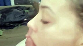 Latina bodybuilder gives tremendous blowjob and loves your cock