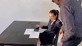 Does this slutty girl mind taking a big black cock?