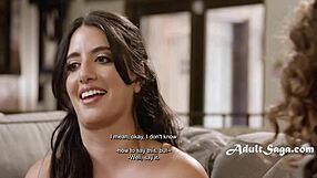 Feeling The Intense Pleasure Of Bicycle Boudoir And Boobie Crushes In Lesbian Passion.