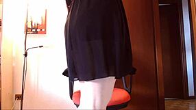 Submissive Slave Forced To Masturbate Over Dirty Panties