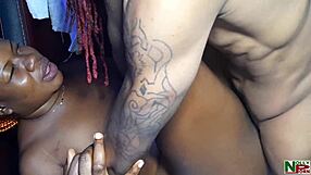 ladygold africa sucked and fucked by nigerian porn star strawberry tripsy