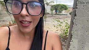 And If They Discover Us Fun Sex In A Public Park With My Fucking Whore Girlfriend And A Horny Stranger!