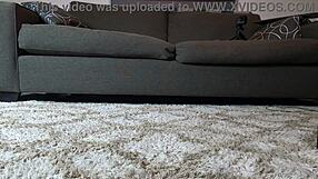 bbw maisy gags on deepthroat blowjob with choking and cum