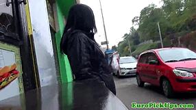 publicsex euro slut flashing for cash in outdoor pov