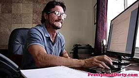 Glam Step Daughter Hungry For Her Buds Cock