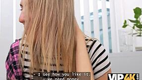 Vip4k Hot And Playful Blonde Zlata Shine Is Cheating On Her Gf With A Big Boss