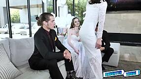 Stepdaughters gaining experience with mature cocks