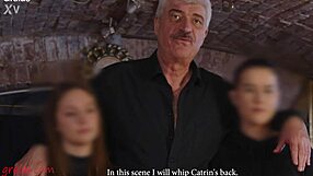 Two Cute Petite Teens With Natural Tits Are Dominated, Whipped, And Teased By The Holy Master In Kinky Bdsm