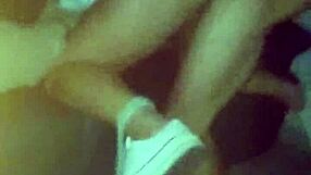 Showing the cuck how to eat his slutty wife