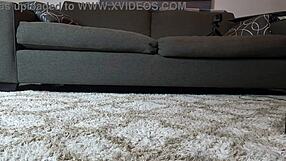 bbw maisy gags on deepthroat blowjob with choking and cum