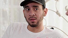 Naughty Petite 18+ Teen Aften Opal Distracted by Massive Cock in Blowjob