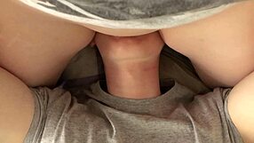 Real Homemade Stepsisters Facesitting And Squirt