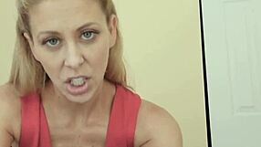 smalltitted cougar enjoys a sensual sit on her stepson's thick member