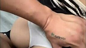 My roommate fucks me so good in the hallway, it's amazing.