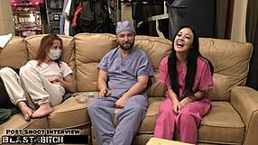 Blaire celeste's mouth gets blasted with huge load of cum