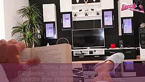 german cleaning lady seduces homeowner without protection with creampie