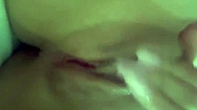 Latina beauty masturbates nicely with her new lingerie