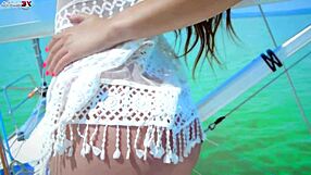 Amirah and angel toy buttholes outdoors