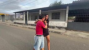 And If They Discover Us Fun Sex In A Public Park With My Fucking Whore Girlfriend And A Horny Stranger!