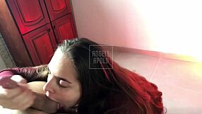 Cute blonde with natural tits enjoys homemade fun with her partner