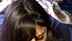 lipstick on during blowjob and handjob session