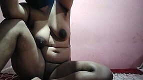 step sister rides hard in bedroom, cumming in pussy