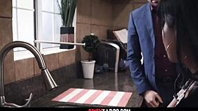 big tits latina maid gets fucked by her boss