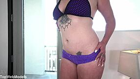 kali danes with tattooed big tits sucks huge cock in pov and swallows cum