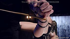 Sub Whipped And Caned Tied In Devices For Bizarre Bondage