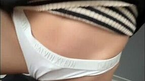 My roommate fucks me so good in the hallway, it's amazing.