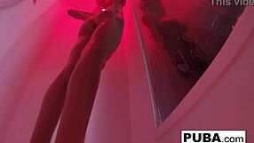 Is hot kendra cole showering sexily?