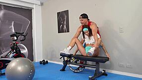 Screaming Big Ass Colombian Experiences Intense Passion With Personal Trainer